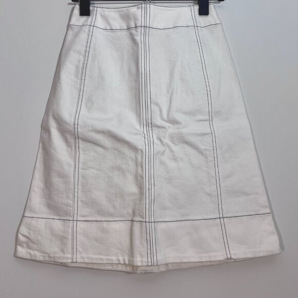 Uniqlo and Lemaire White Flare Skirt Size XS - Picture 2 of 7
